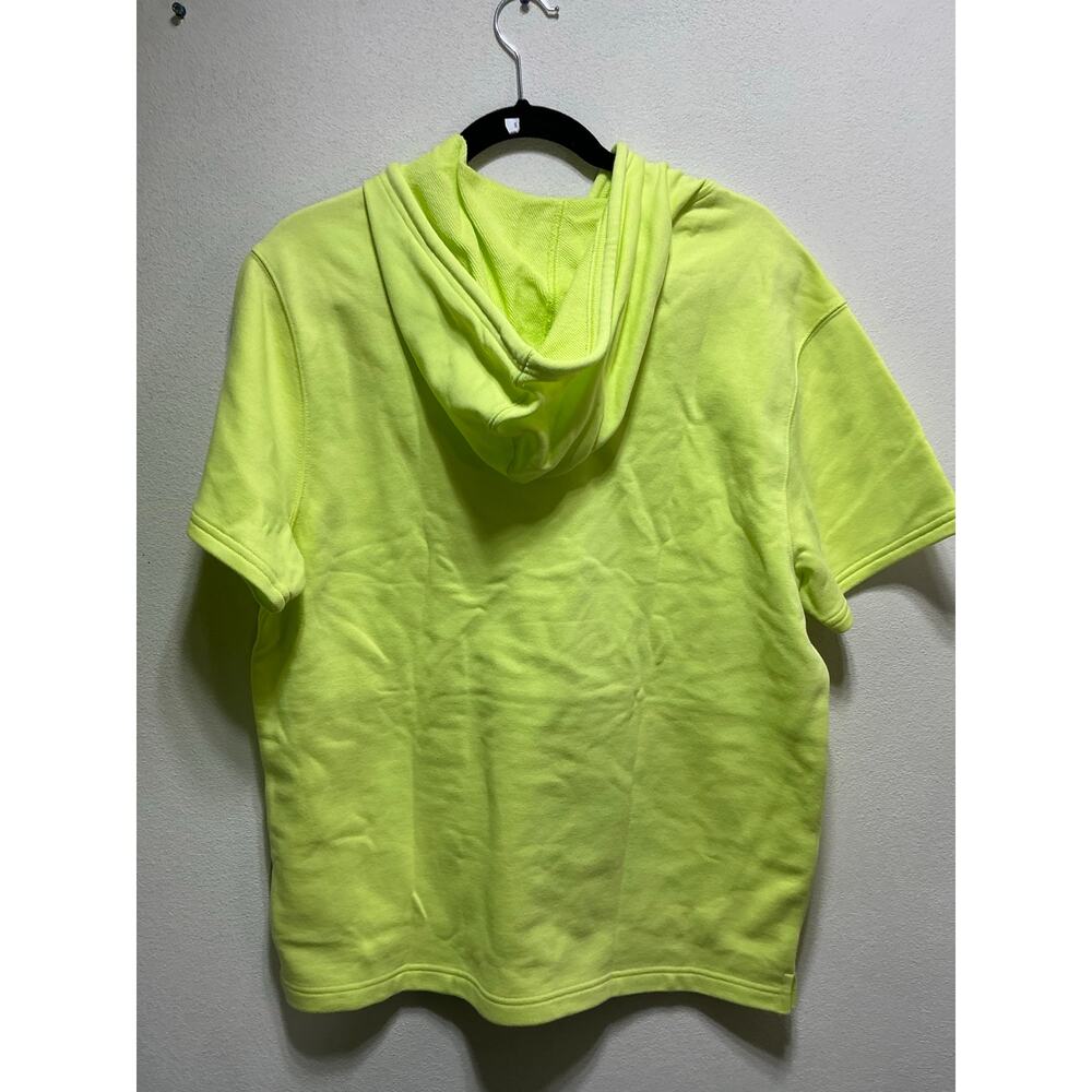 DSG Men's Short Sleeve Hoodie Fresh Lime Size Medium